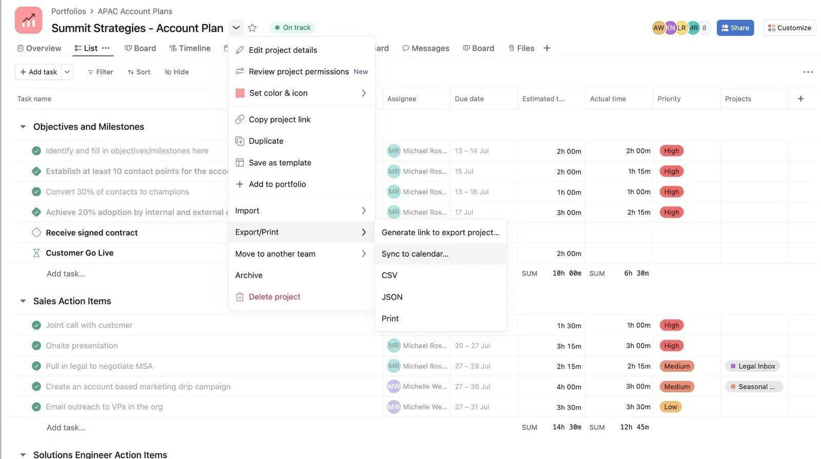 Asana collaboration and workflow platform hosted in AWS UAE region