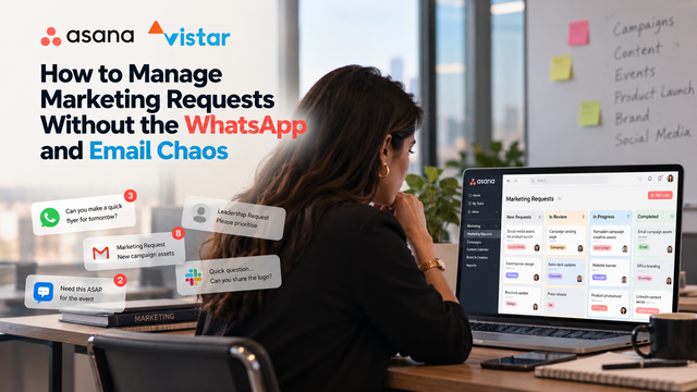 How to manage marketing requests without the WhatsApp and email chaos, using Asana