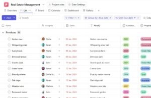 Asana project management for real estate and construction companies in UAE